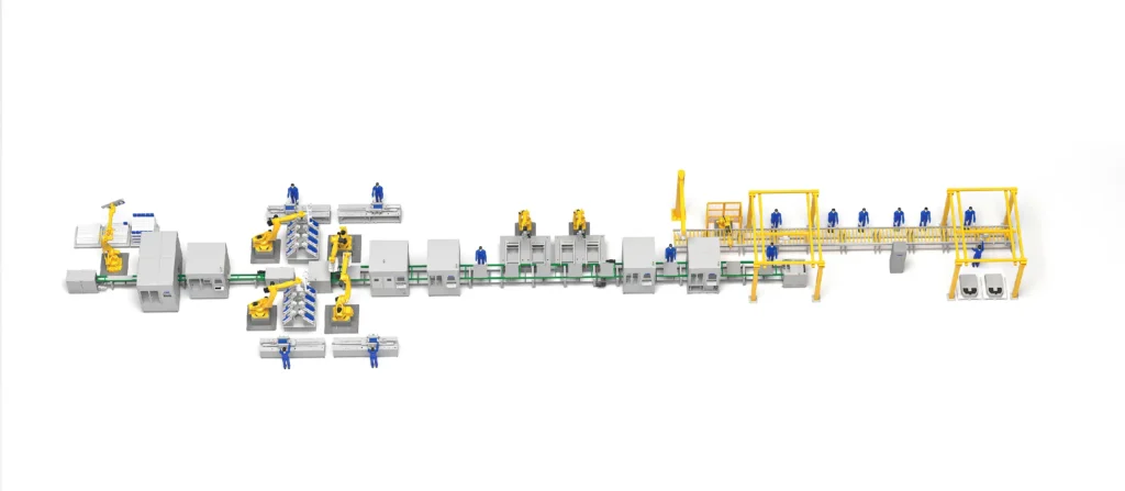 SOLUTION DE LIGNE DE PRODUCTION DE MODULES DE STOCKAGE D'ENERGIE / D'ALIMENTATION