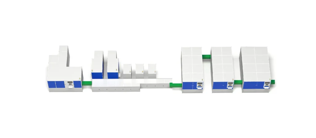 Batterie de stockage d'énergie COVER ASSEMBLY LINE SOLUTION