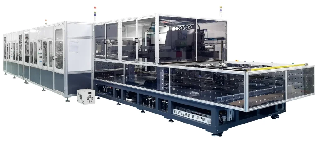 Ecrã comercial - Solução de linha de produção de colagem flexível