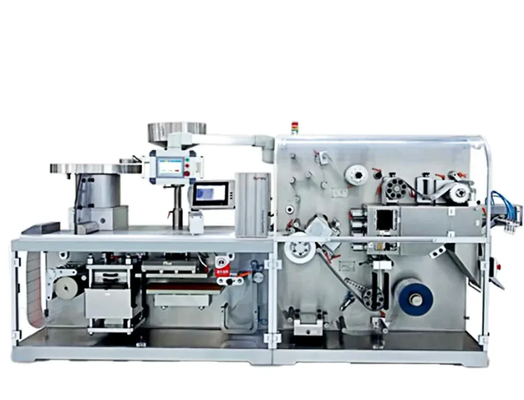 Máquina de embalagem de blisters compostos