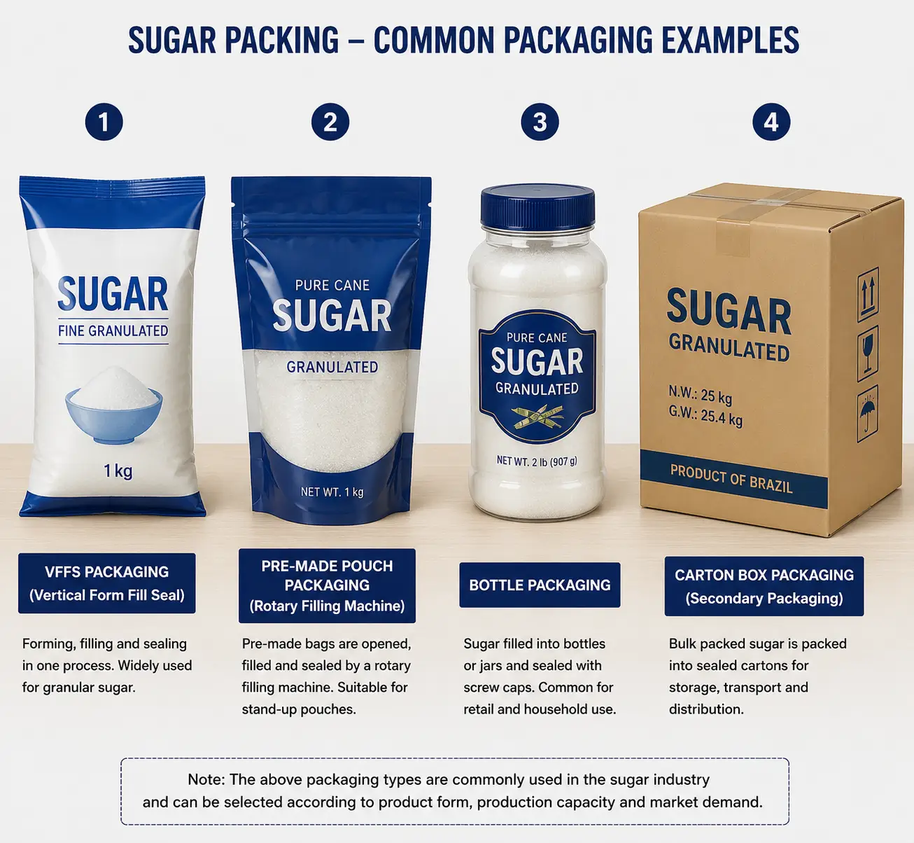 sugar packing
