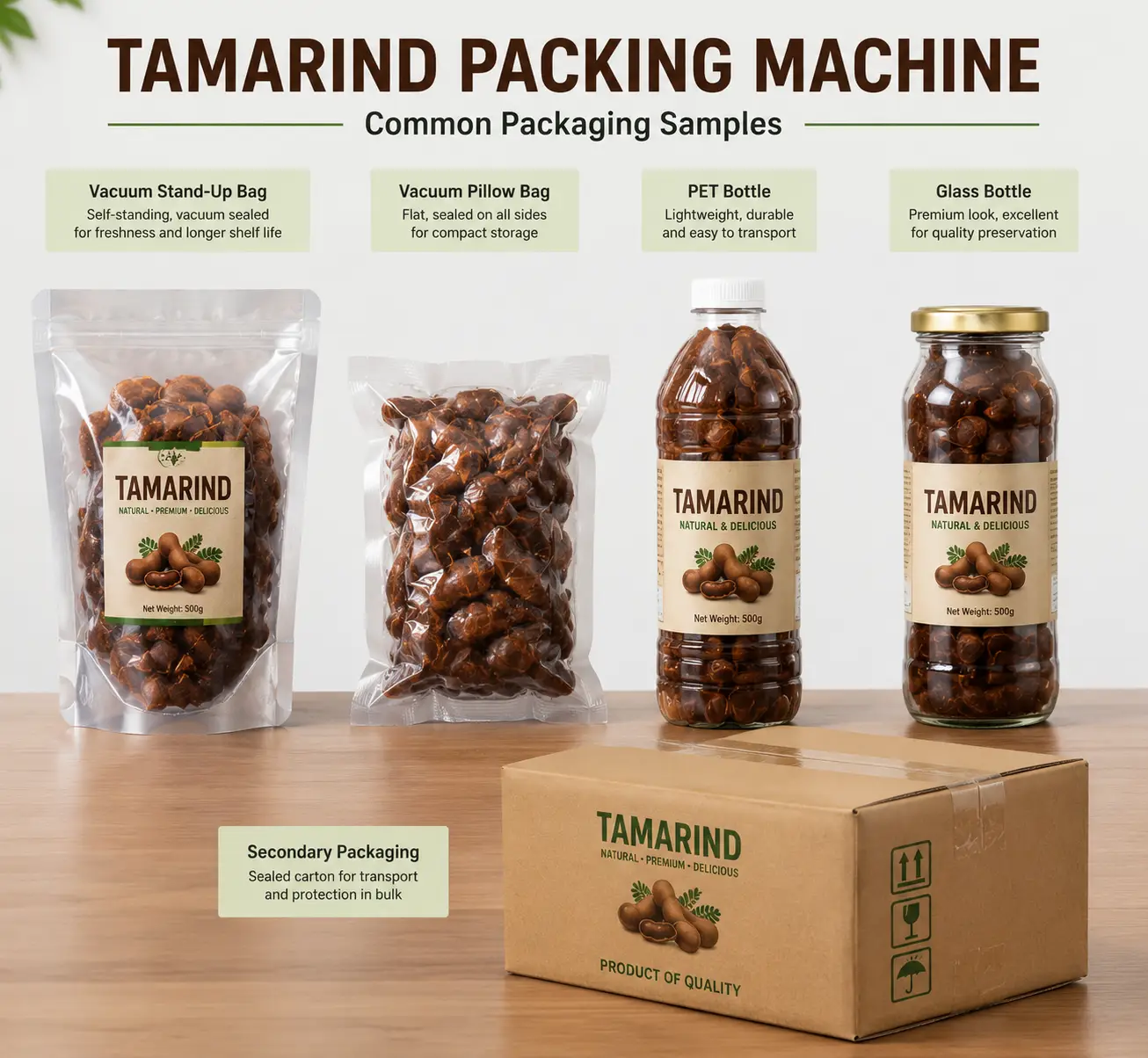 machine de conditionnement du tamarin