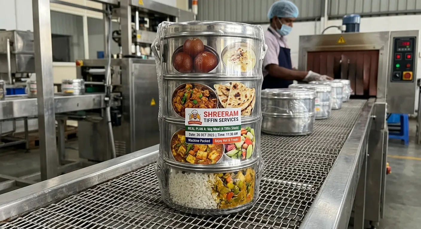 tiffin packing machine