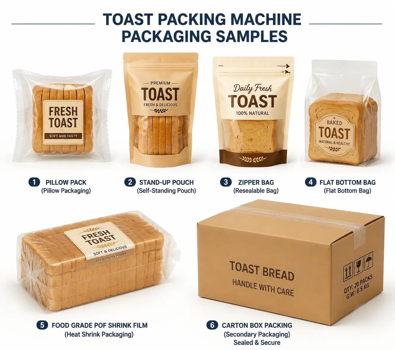 toast packing machine