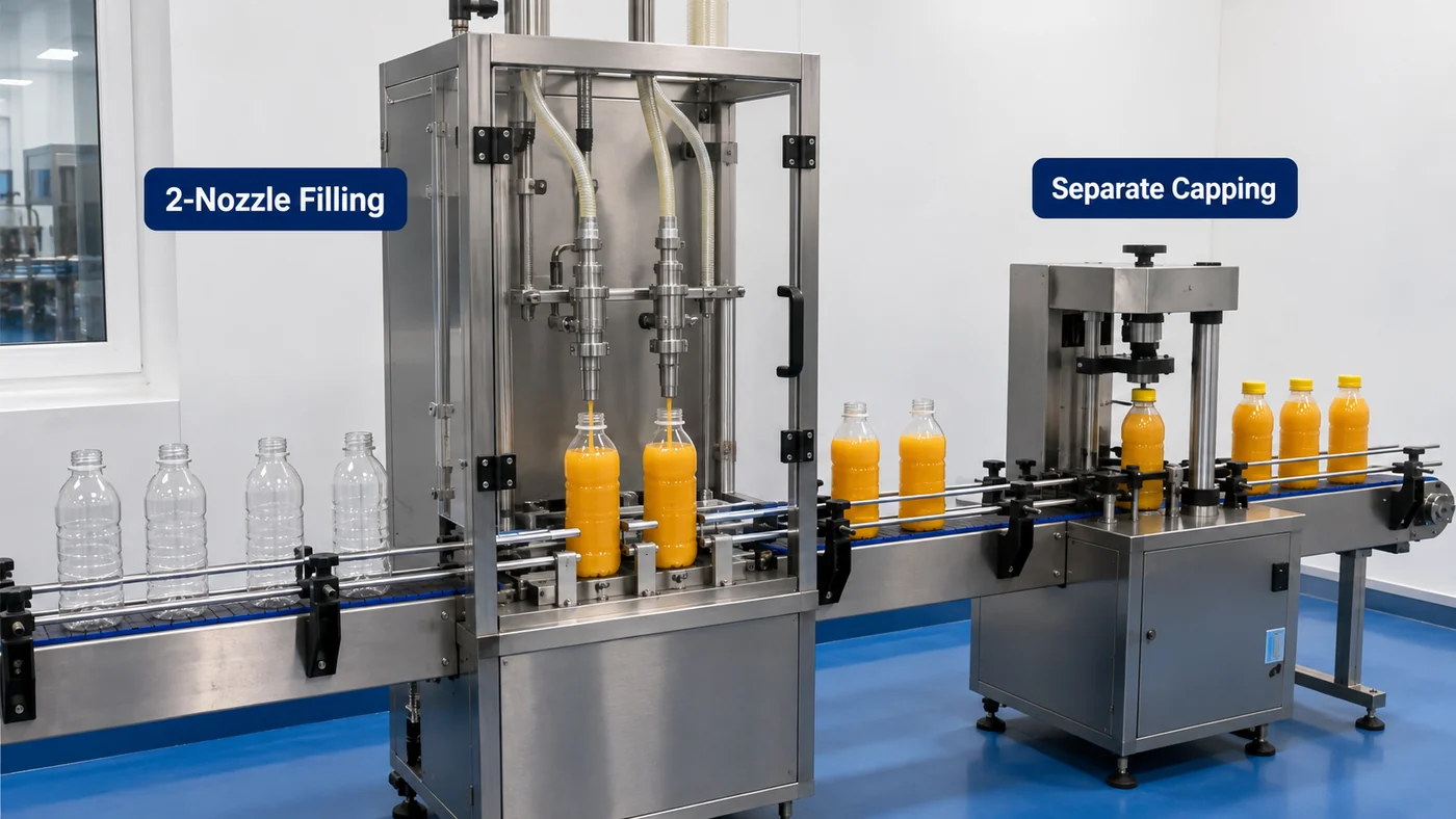 two-nozzle-juice-filling-cell